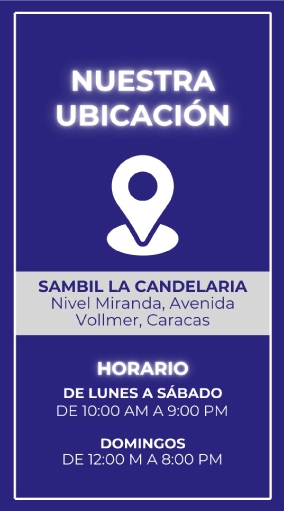 Ubicación tienda Sambil La Candelaria
