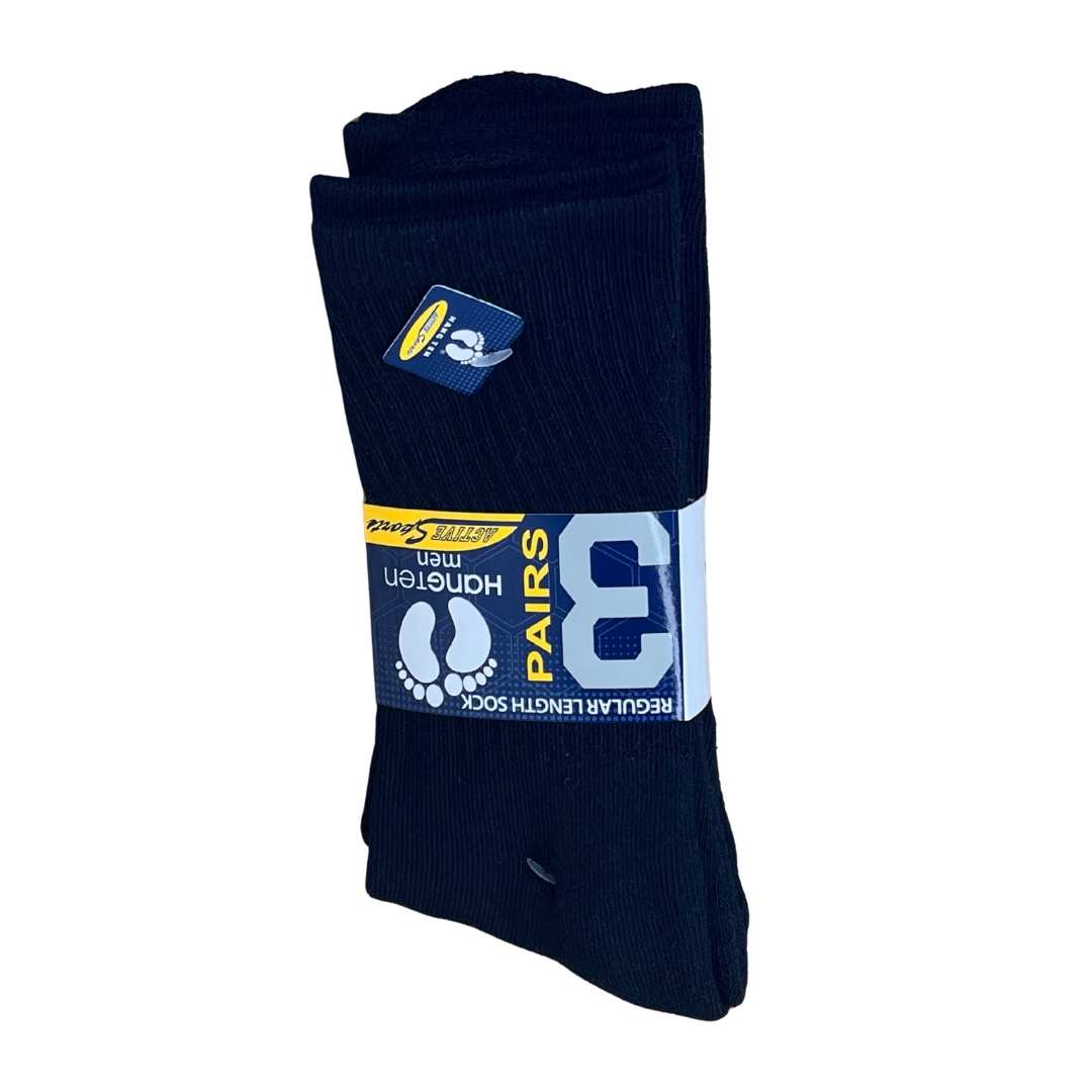 Medias de Caballero Style HT9914 BLK (tripack)