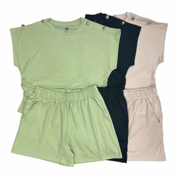 Conjunto Short De Dama Style 91600