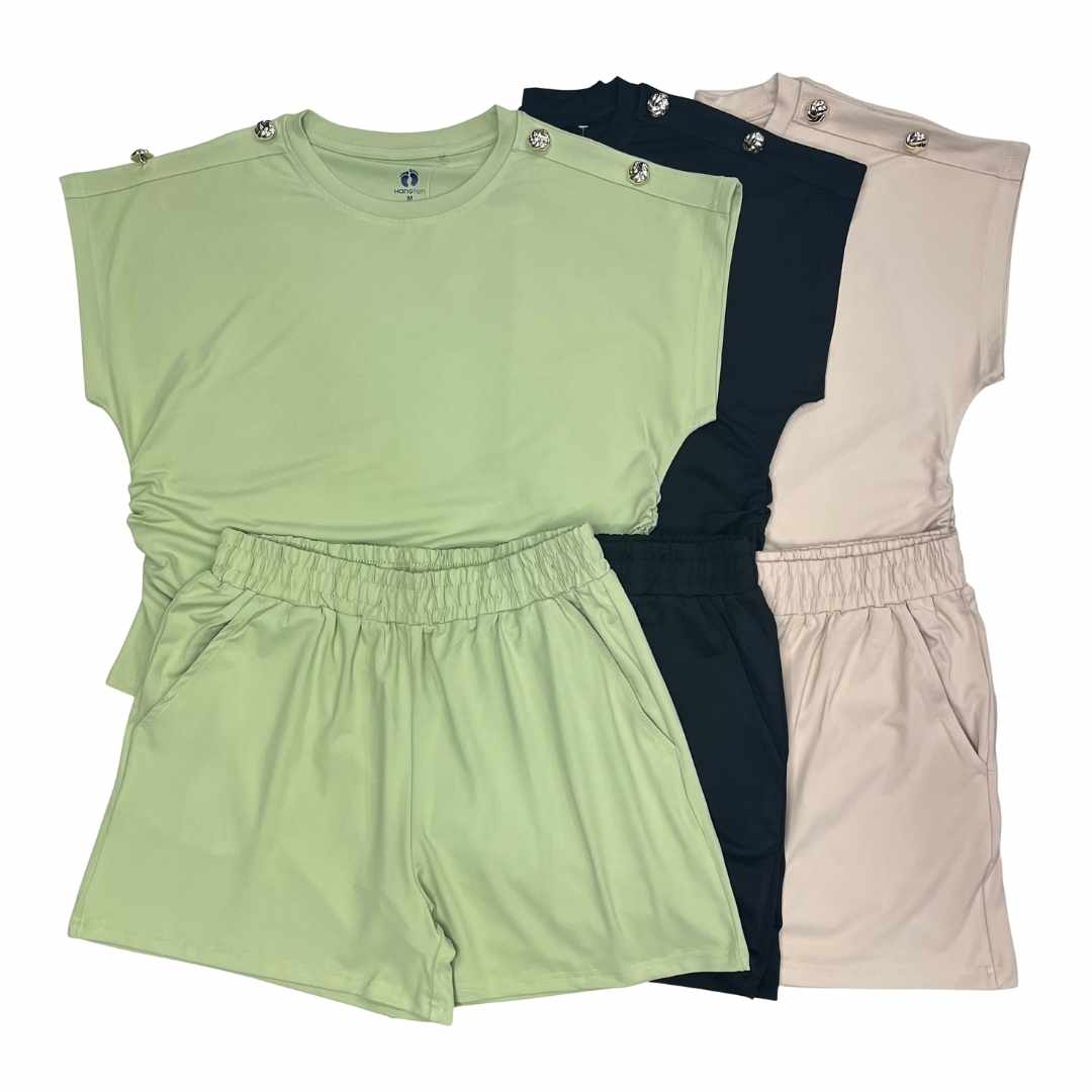 Conjunto Short De Dama Style 91600